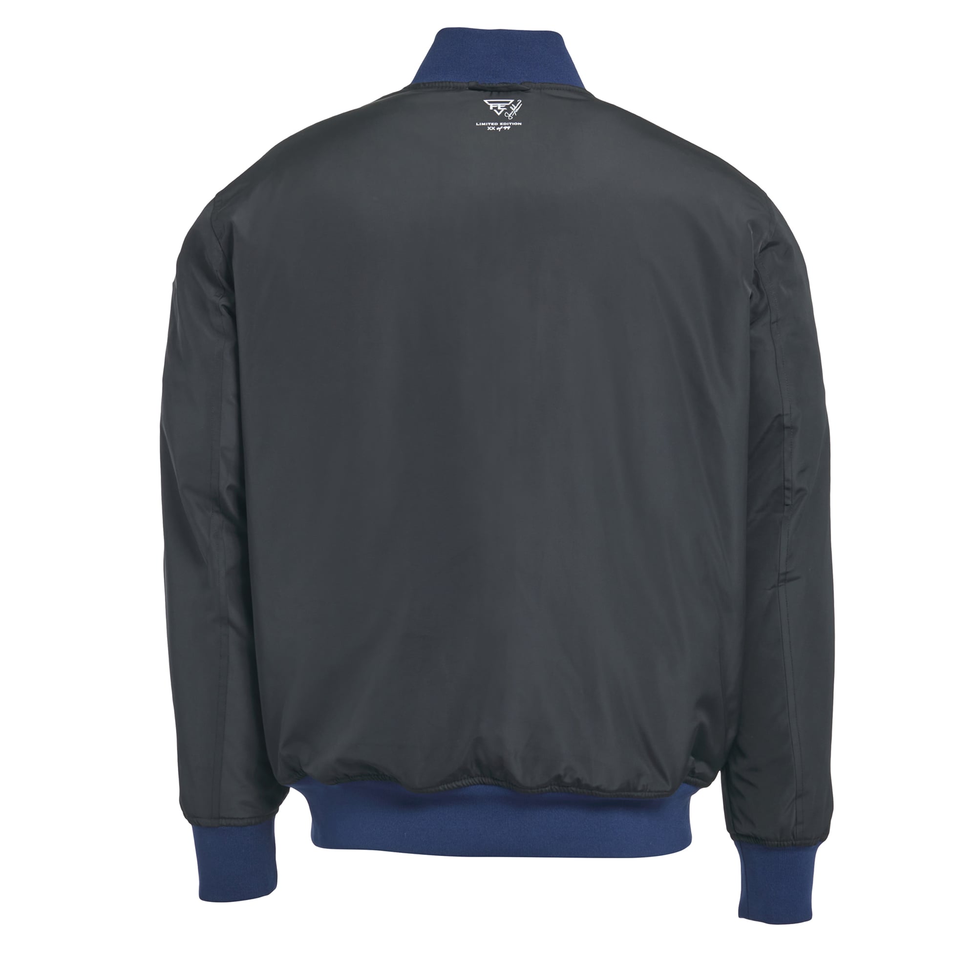 Veste bomber réversible à fermeture éclair intégrale FE Jean Beliveau rouge/noir pour homme, des Canadiens de Montréal